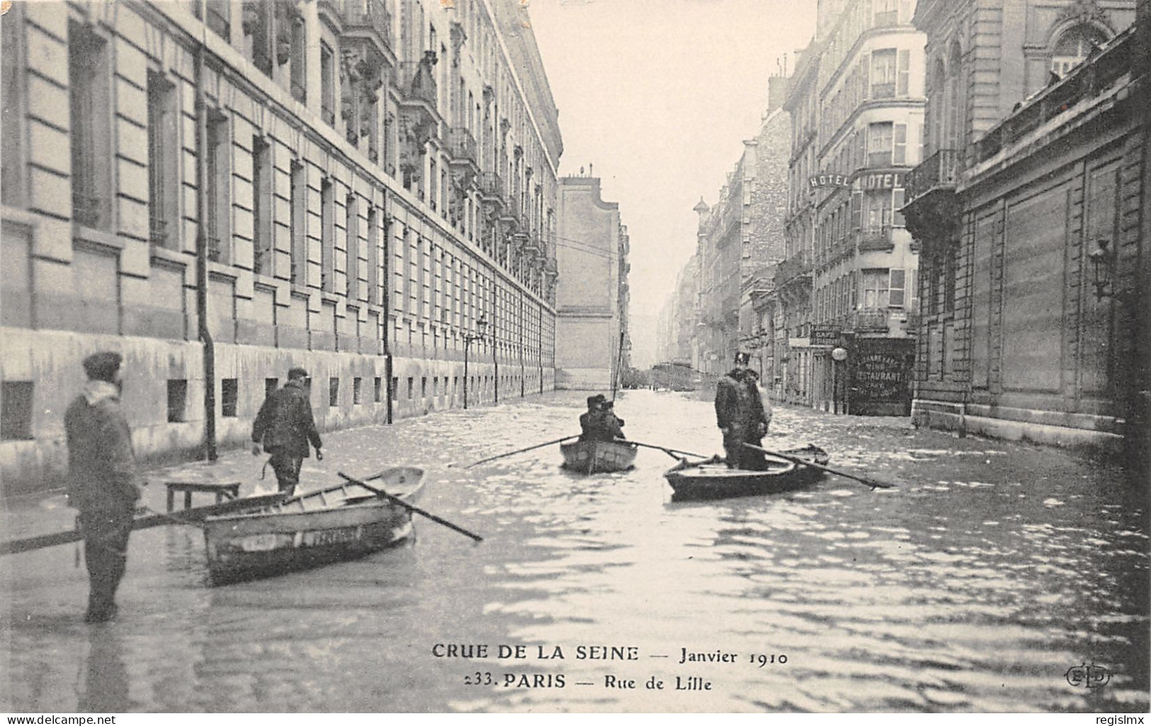 75-PARIS-CRUE DE LA SEINE-N°T2408-A/0107 - Inondations De 1910