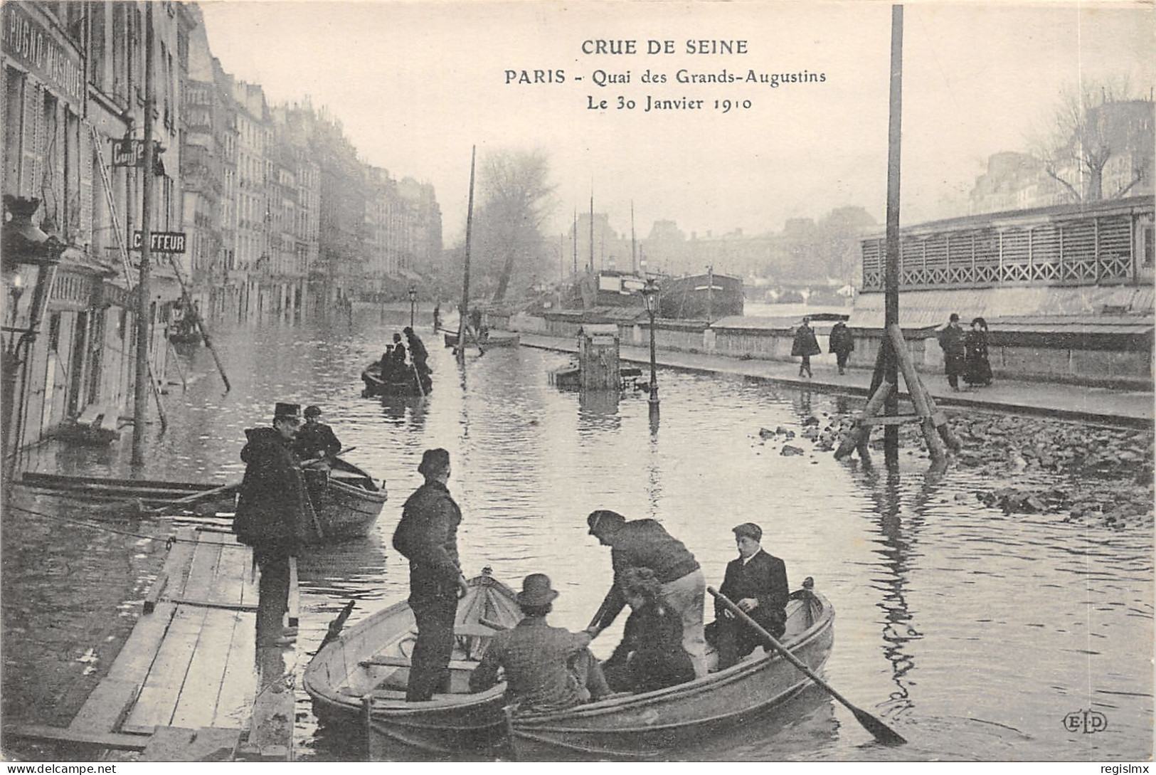 75-PARIS-CRUE DE LA SEINE-N°T2408-A/0081 - Inondations De 1910
