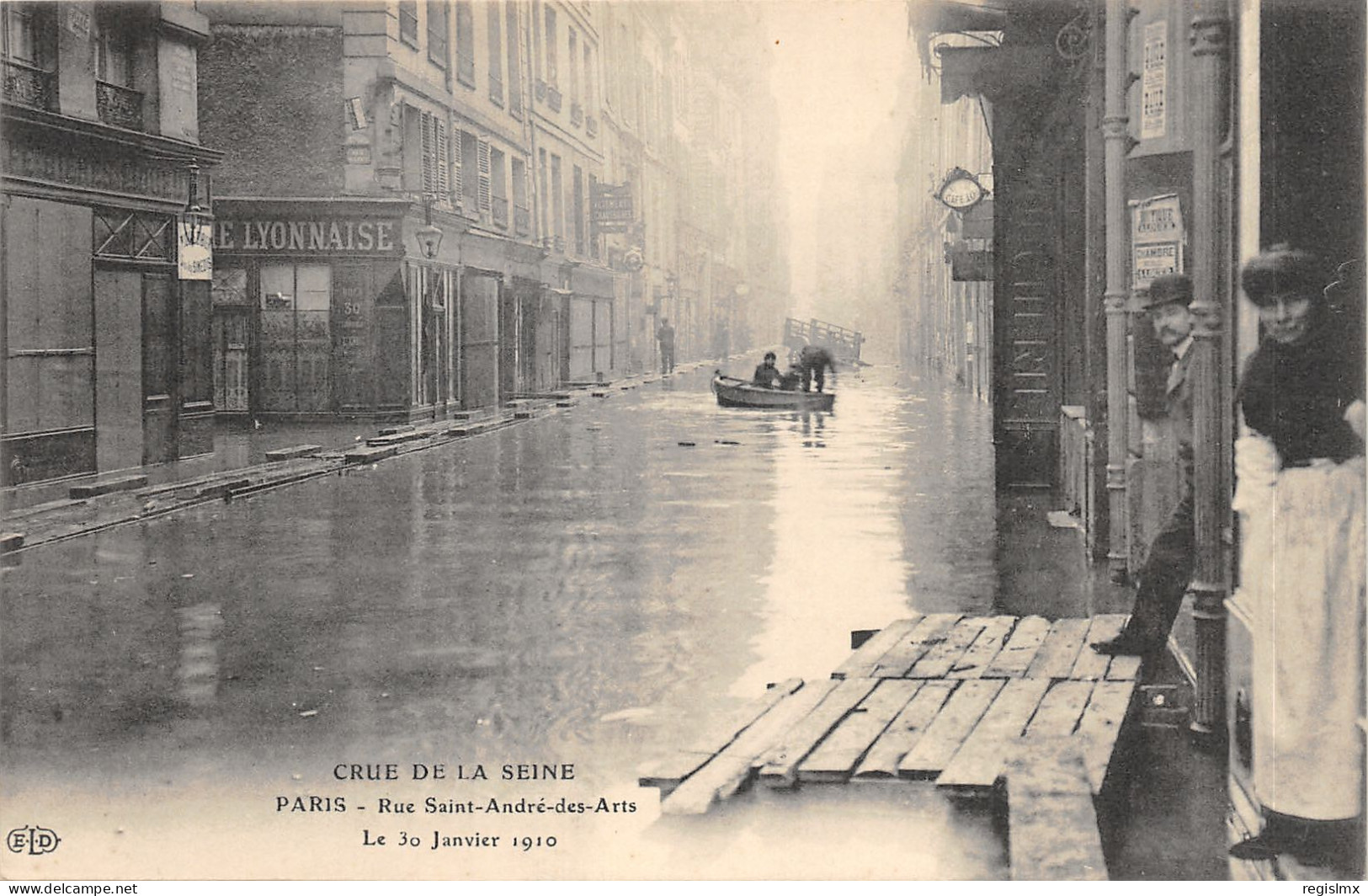 75-PARIS-CRUE DE LA SEINE-N°T2408-A/0079 - Inondations De 1910