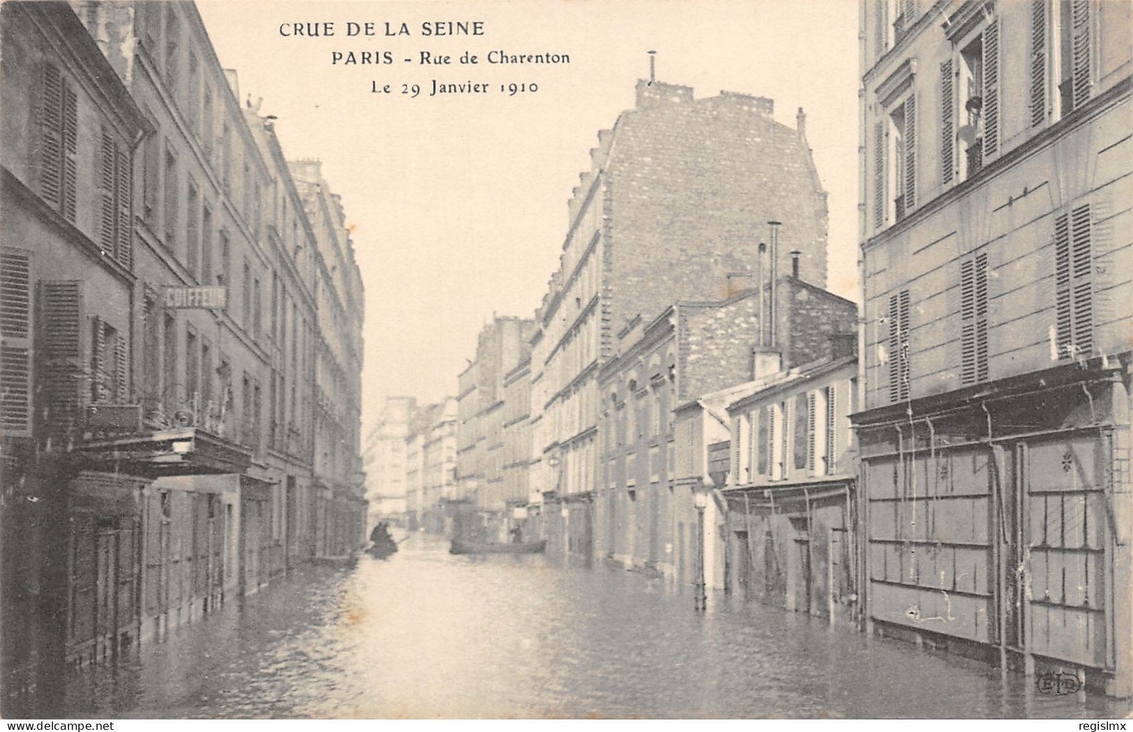 75-PARIS-CRUE DE LA SEINE-N°T2408-A/0069 - Überschwemmung 1910