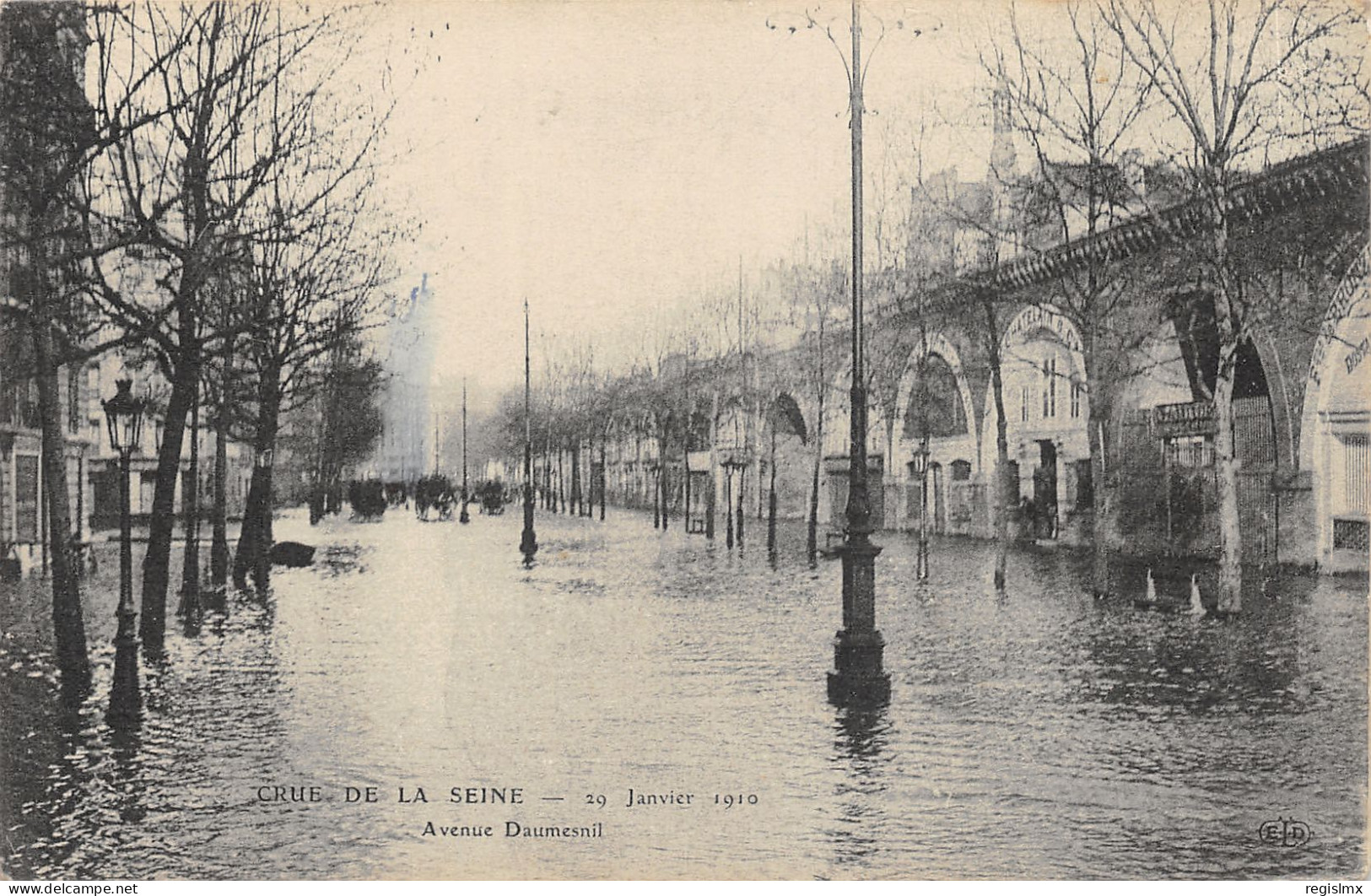 75-PARIS-CRUE DE LA SEINE-N°T2408-A/0061 - Paris Flood, 1910