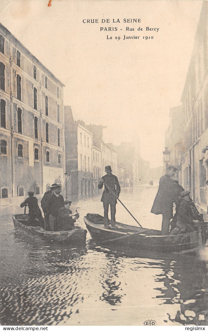 75-PARIS-CRUE DE LA SEINE-N°T2408-A/0059 - La Crecida Del Sena De 1910