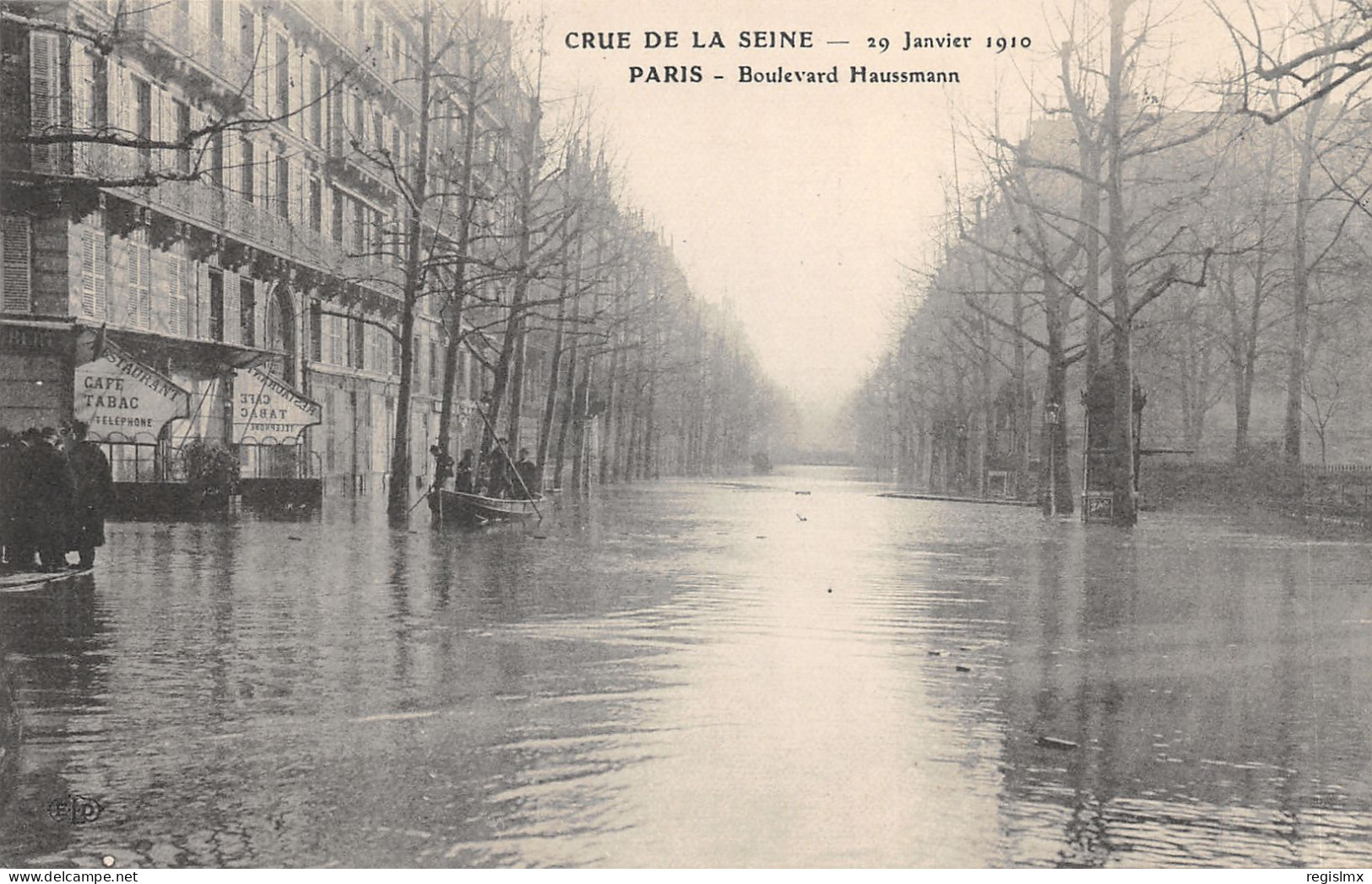 75-PARIS-CRUE DE LA SEINE-N°T2408-A/0053 - Überschwemmung 1910