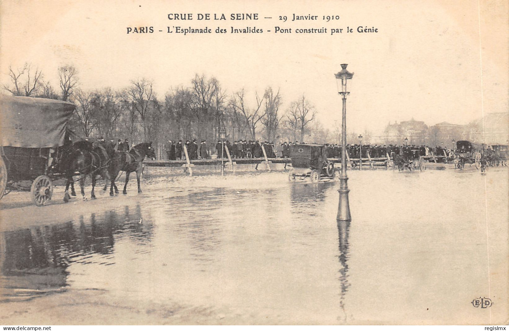 75-PARIS-CRUE DE LA SEINE-N°T2408-A/0055 - Überschwemmung 1910