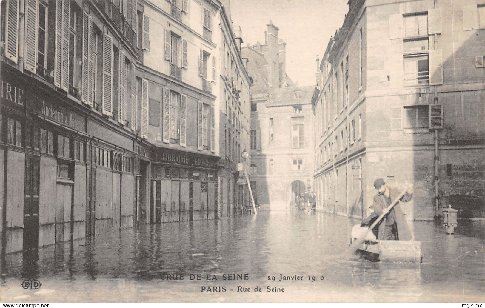 75-PARIS-CRUE DE LA SEINE-N°T2408-A/0051 - Paris Flood, 1910