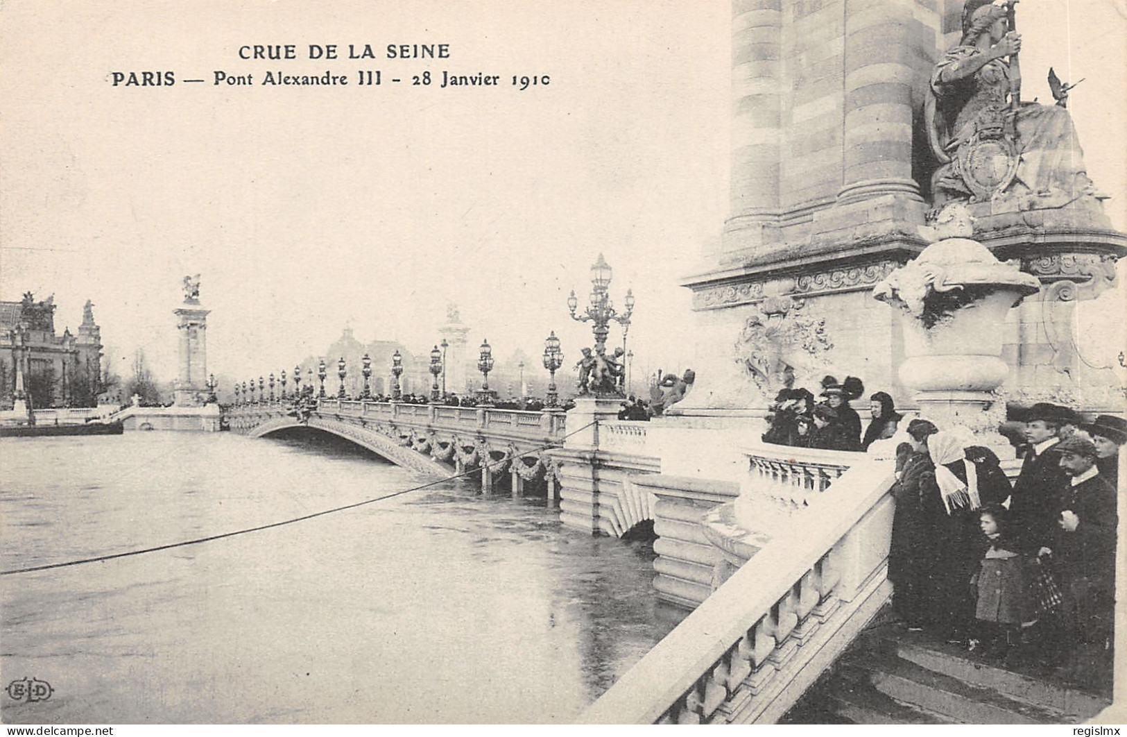 75-PARIS-CRUE DE LA SEINE-N°T2408-A/0031 - Paris Flood, 1910