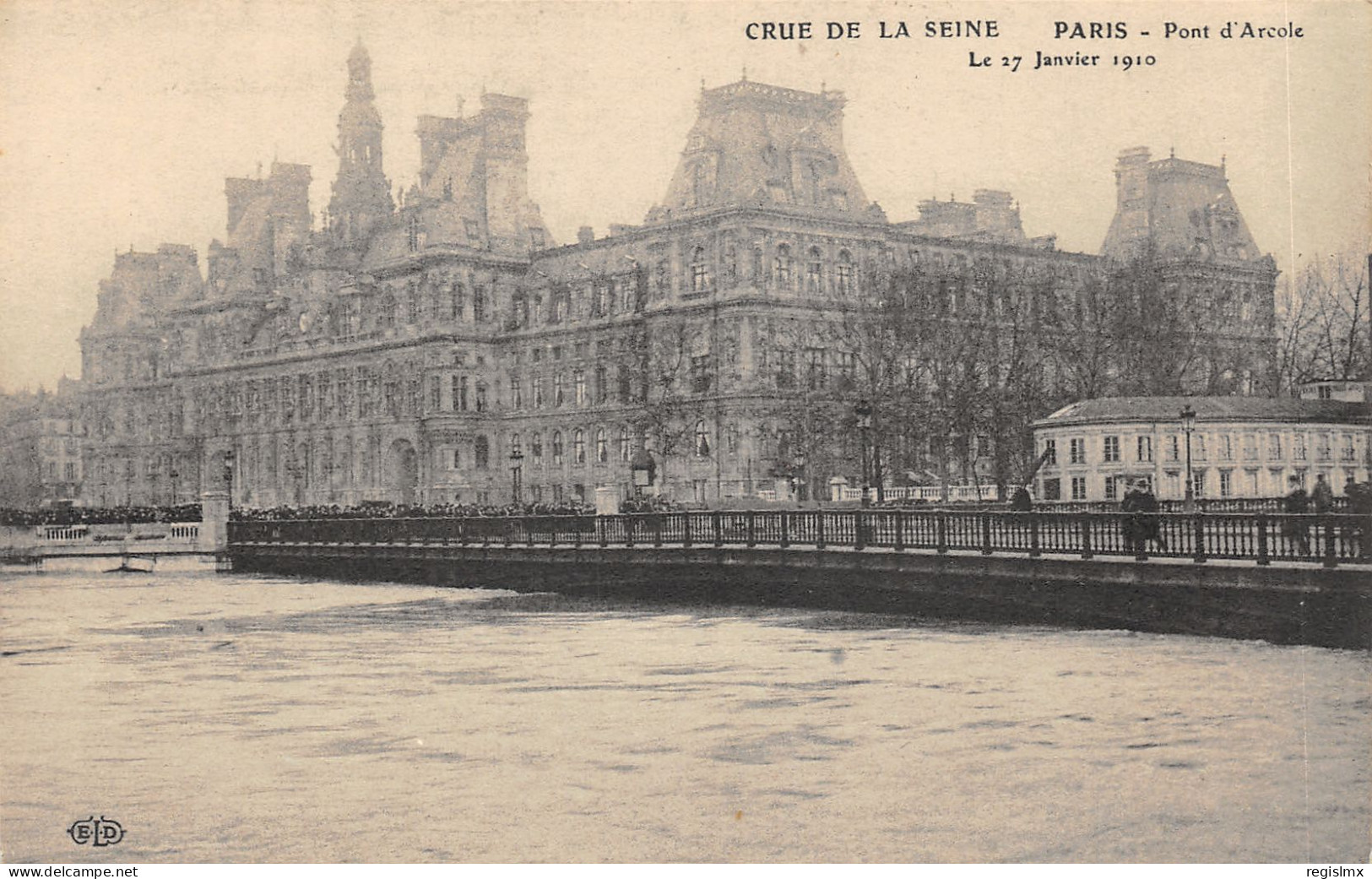 75-PARIS-CRUE DE LA SEINE-N°T2408-A/0013 - Paris Flood, 1910
