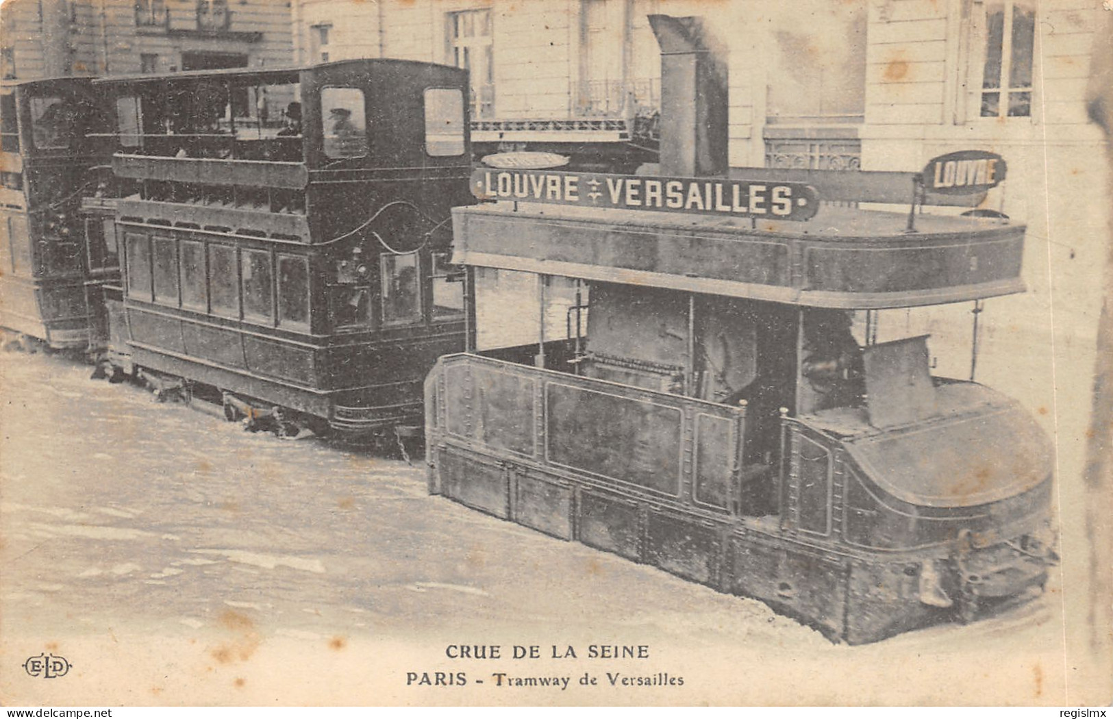 75-PARIS-CRUE DE LA SEINE-N°T2408-A/0003 - Paris Flood, 1910
