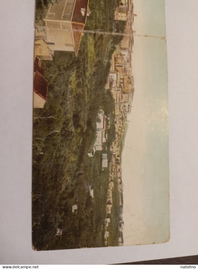 Fp Cartolina Doppia Perugia Panorama Visto Dal Tiro A Segno - Perugia