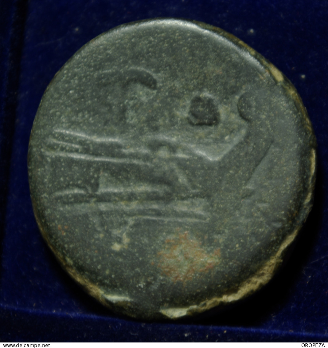 75  -  BONITO  AS  DE  JANO - SERIE SIMBOLOS - APEX  Y   MARTILLO - MBC - Republic (280 BC To 27 BC)