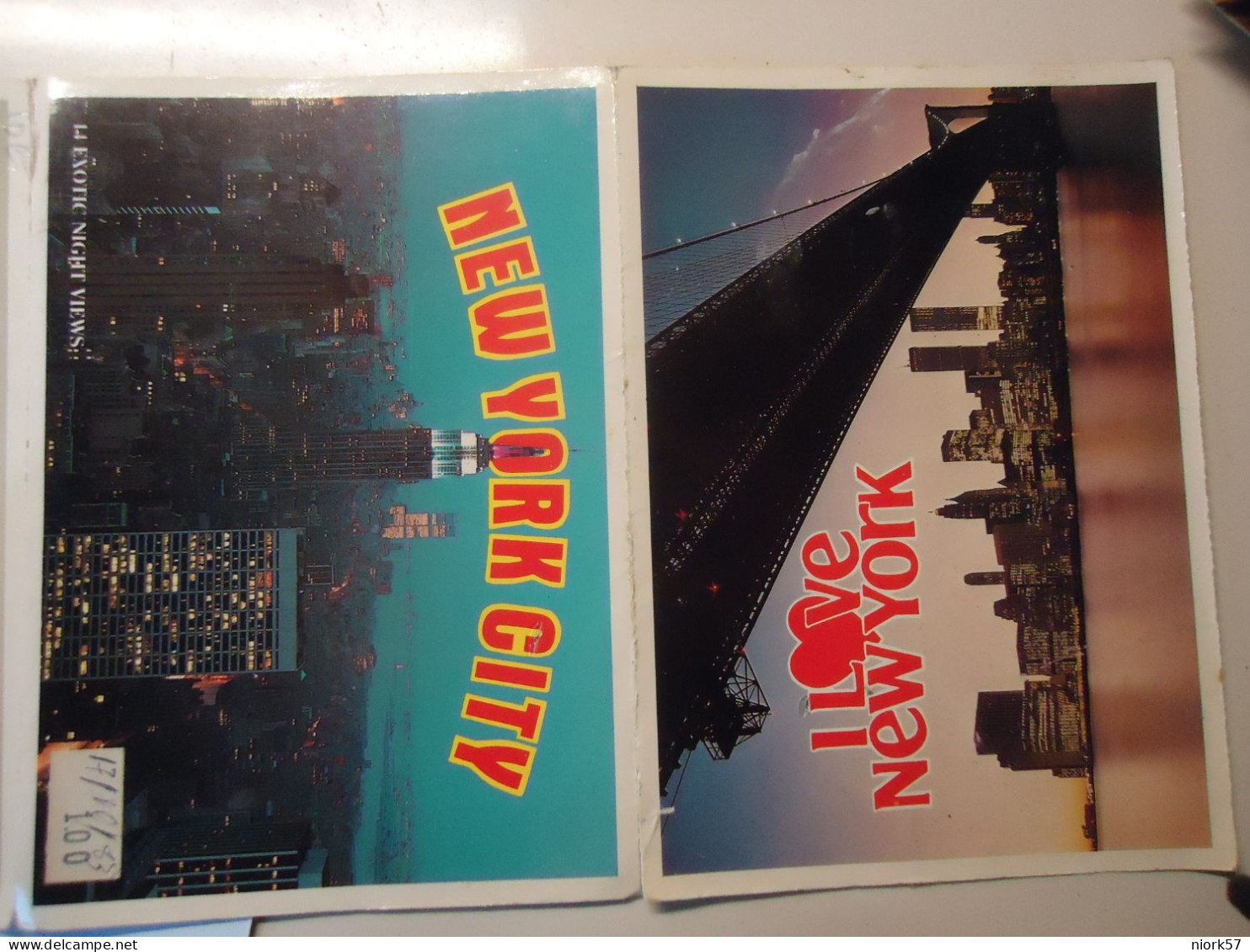 UNITED STATES POSTCARDS  BLOCK OF 14  I LOVE NEW  YORK  8 SCAN - Other & Unclassified
