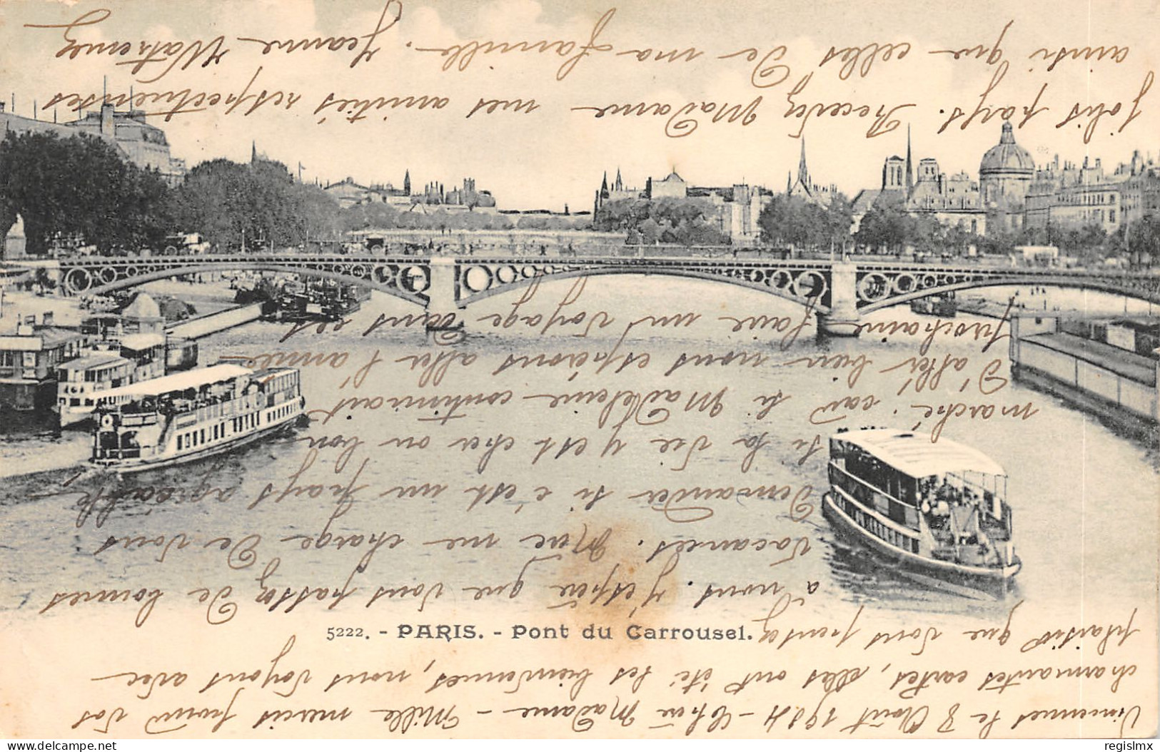 75-PARIS-VII-PONT DU CARROUSEL-N°T2408-E/0161 - Arrondissement: 07