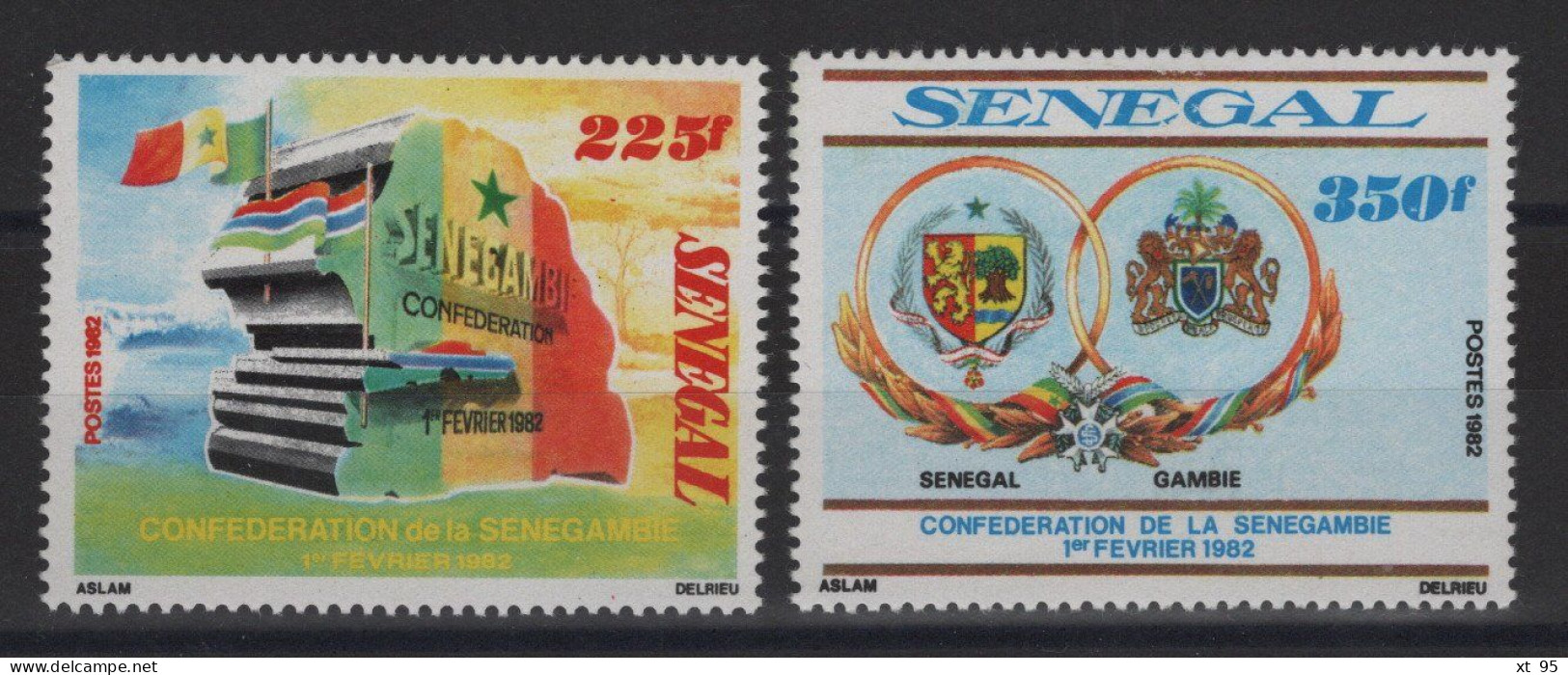 Senegal - N°573 + 574 - * Neufs Avec Trace De Charniere - Cote 6.50€ - Sénégal (1960-...)