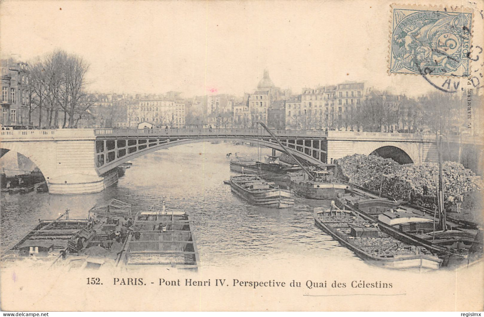 75-PARIS-IV-PONT HNERI IV-N°T2408-C/0395 - Distrito: 04