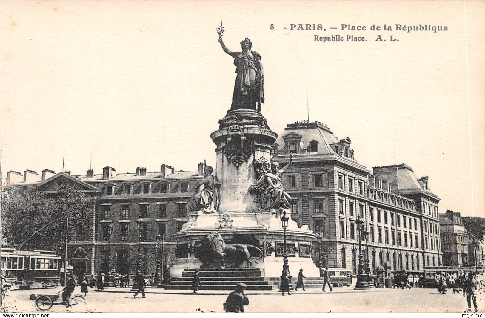 75-PARIS-III-MONUMENT DE LA REPUBLIQUE-N°T2408-C/0277 - Paris (03)