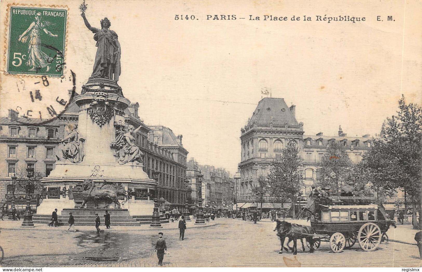75-PARIS-III-MONUMENT DE LA REPUBLIQUE-N°T2408-C/0235 - District 03