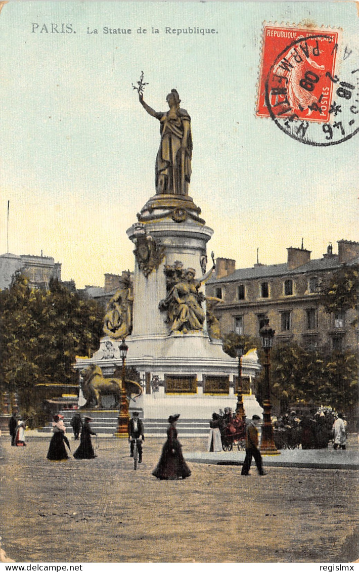 75-PARIS-III-MONUMENT DE LA REPUBLIQUE-N°T2408-C/0197 - Arrondissement: 03