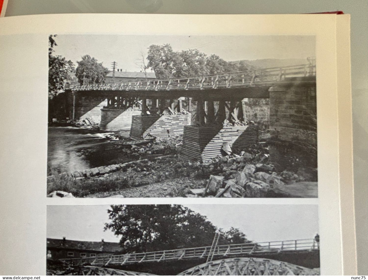 NEW - DIEKIRCH PONT PROVISOIRE US ARMY ww2 soldat armée pont détruit Sept 1944 Sauerbrücke 2. WK  1940-1945