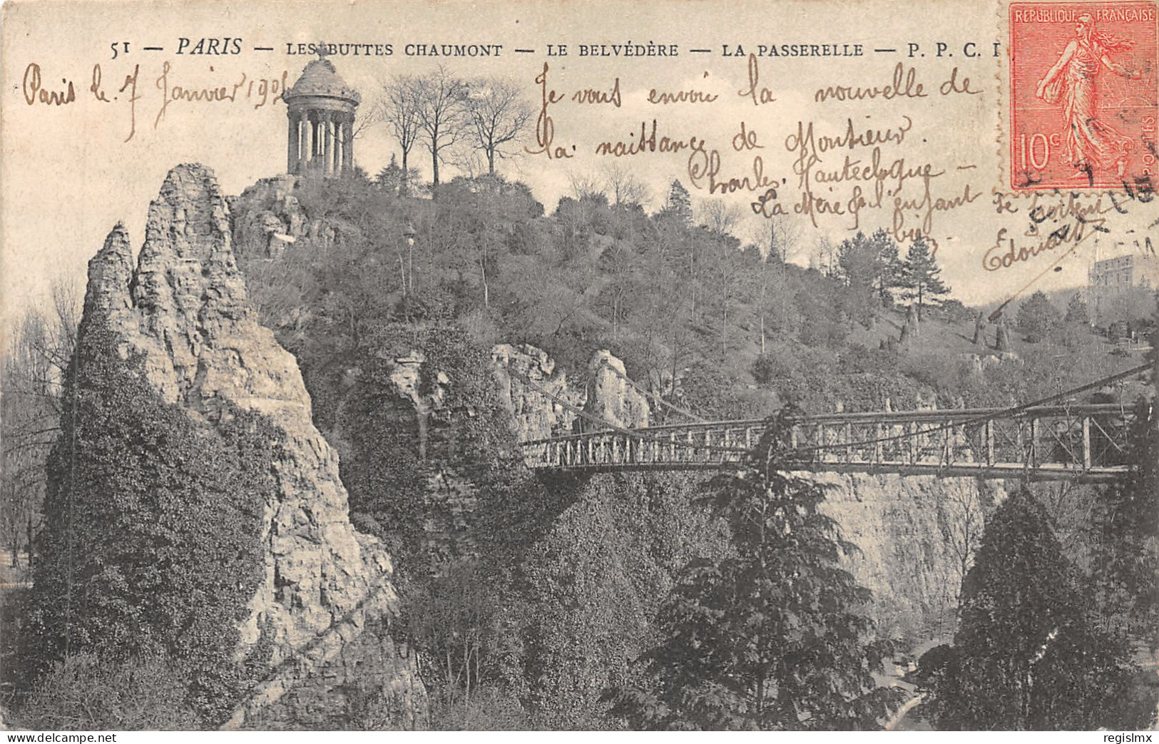 75-PARIS-XIX-LES BUTTES CHAUMONT-N°T2408-H/0173 - Arrondissement: 19