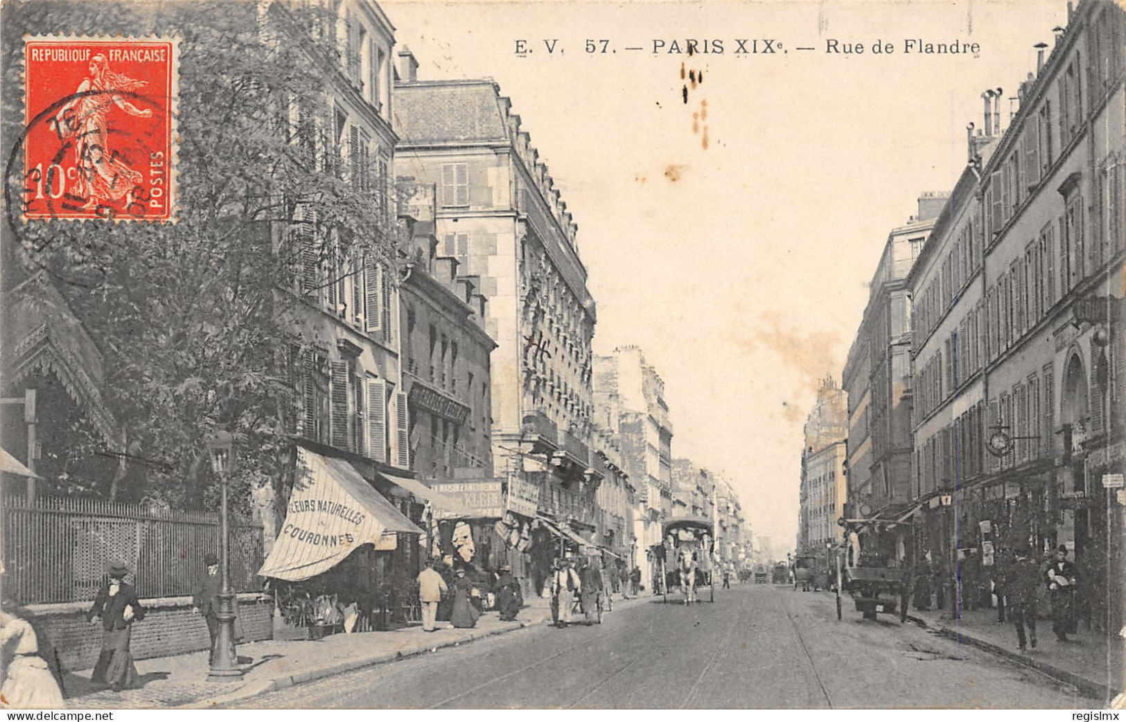 75-PARIS-XIX-RUE DE FLANDRE -N°T2408-H/0137 - Paris (19)