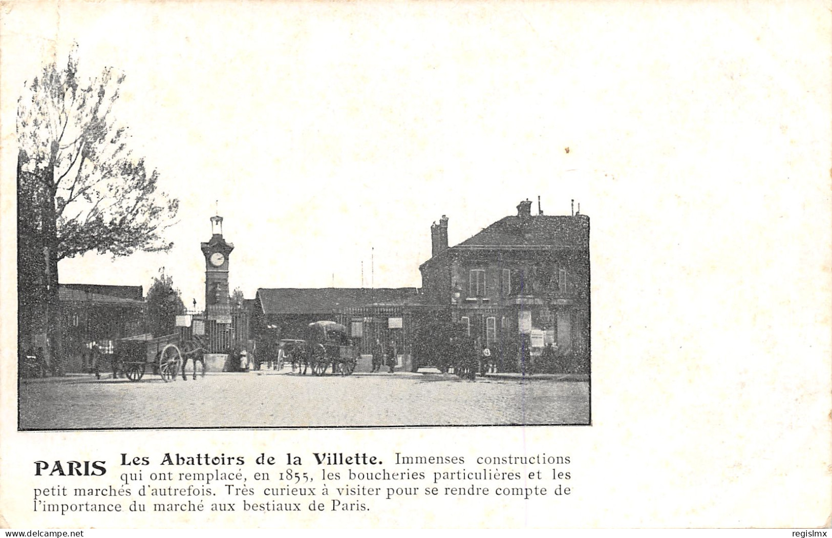 75-PARIS-XIX-LES ABATTOIRS DE VILETTE-N°T2408-H/0135 - Arrondissement: 19