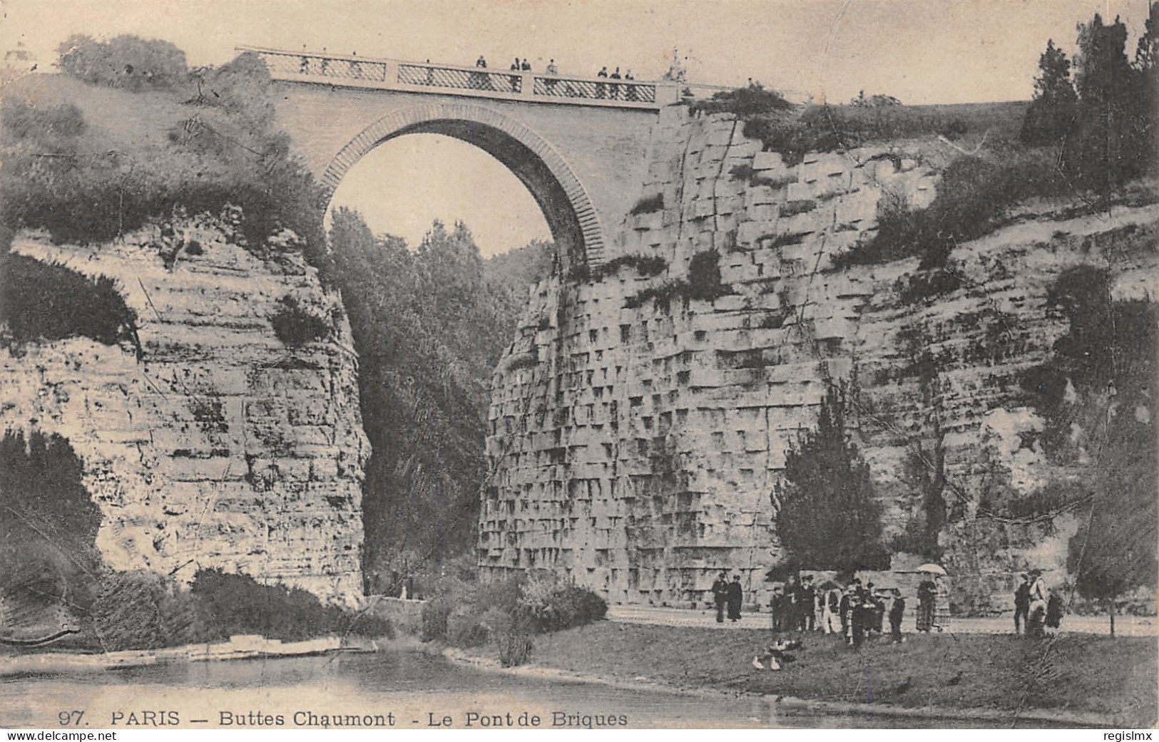 75-PARIS-XIX-LES BUTTES CHAUMONT-N°T2408-H/0097 - Arrondissement: 19