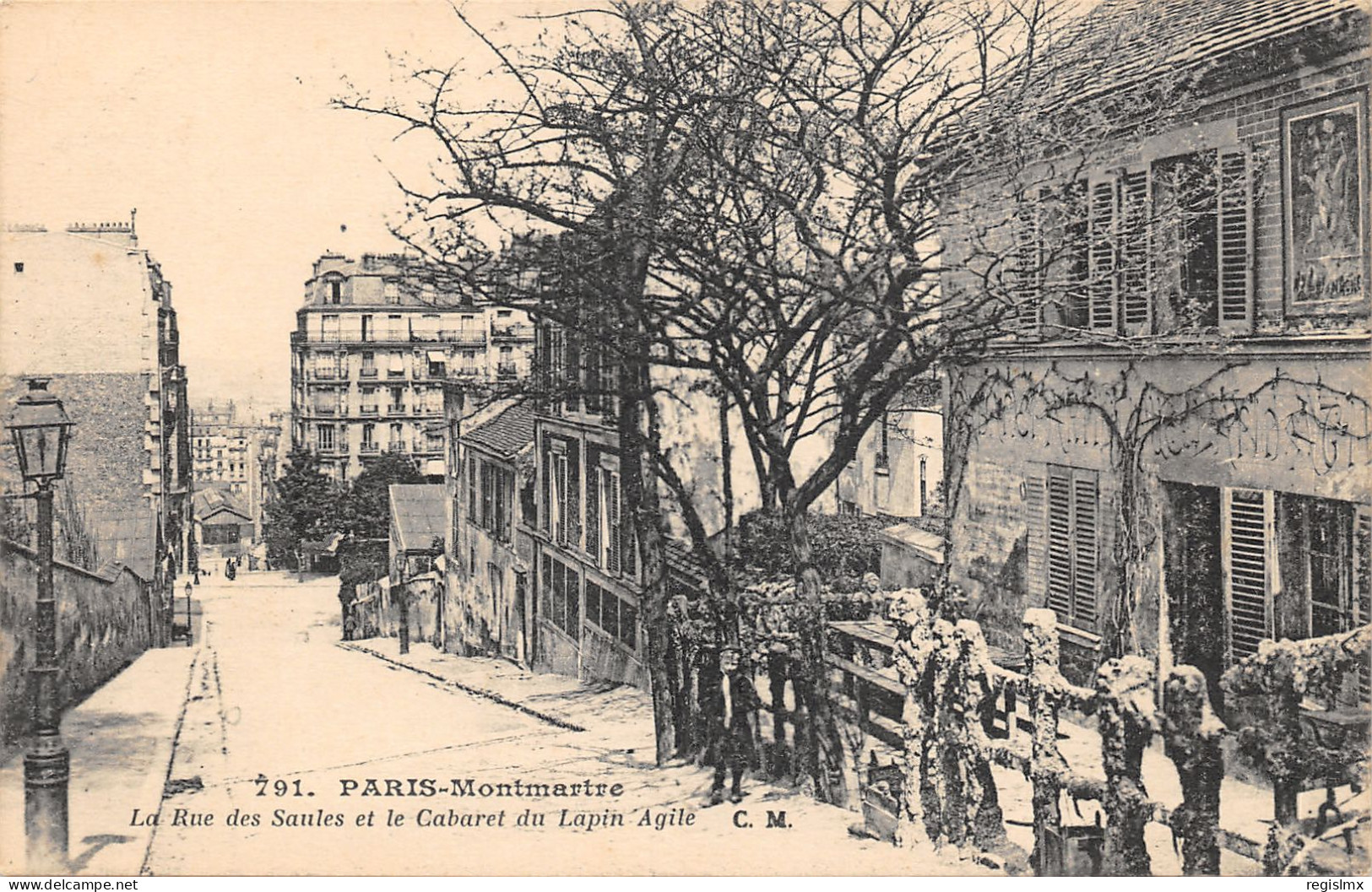 75-PARIS-XVIII-RUE SAINT VINCENT-CABARET DU LAPIN AGILE-N°T2408-G/0347 - Légumes