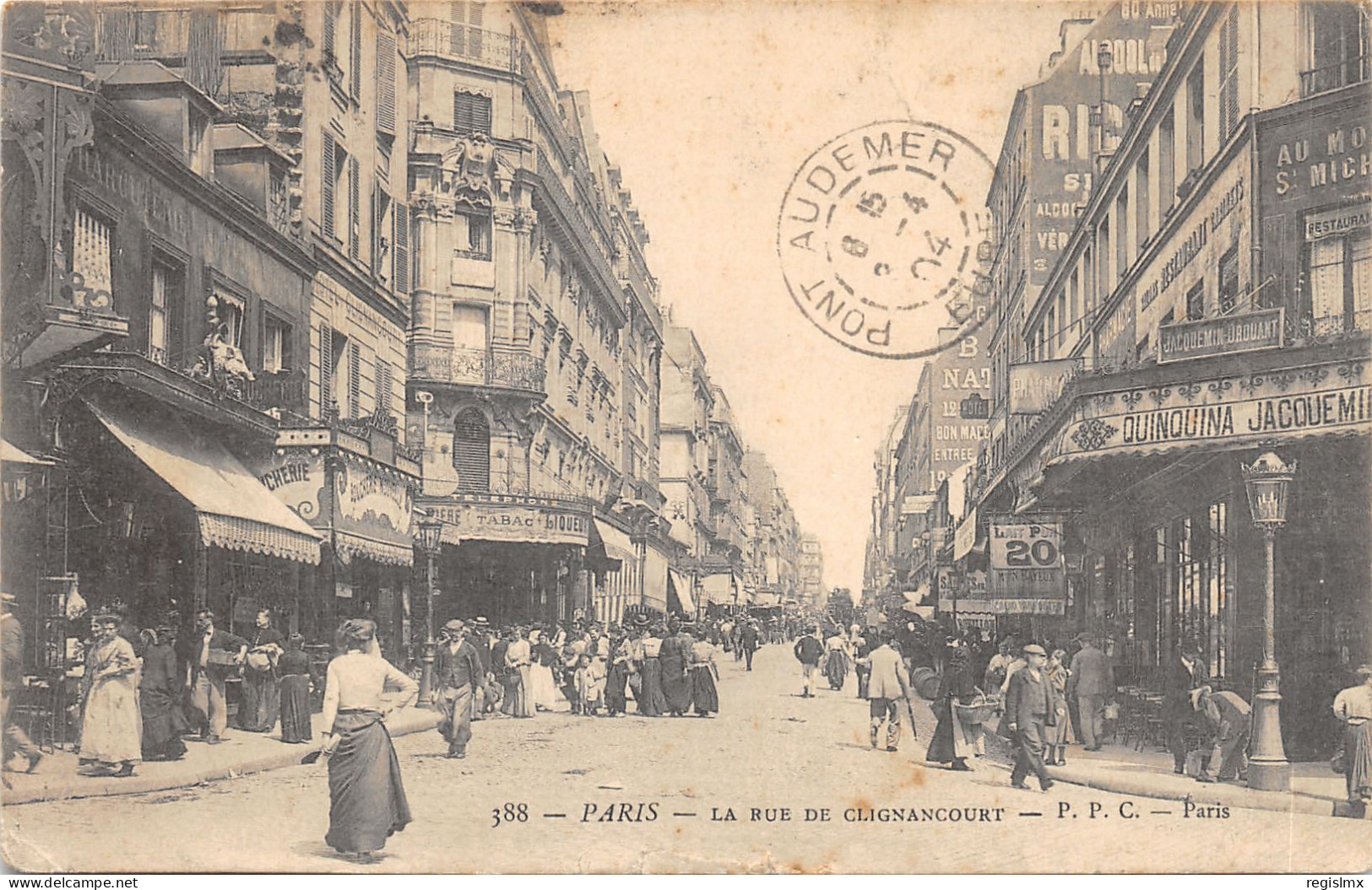 75-PARIS-XVIII-RUE DE CLIGNANCOURT-N°T2408-G/0335 - Vegetables