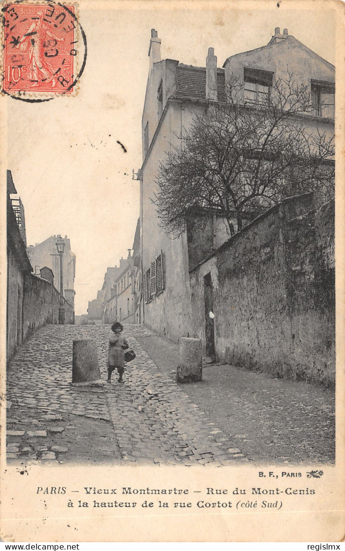 75-PARIS-XVIII-RUE DU MONT GENIS-N°T2408-G/0321 - Légumes