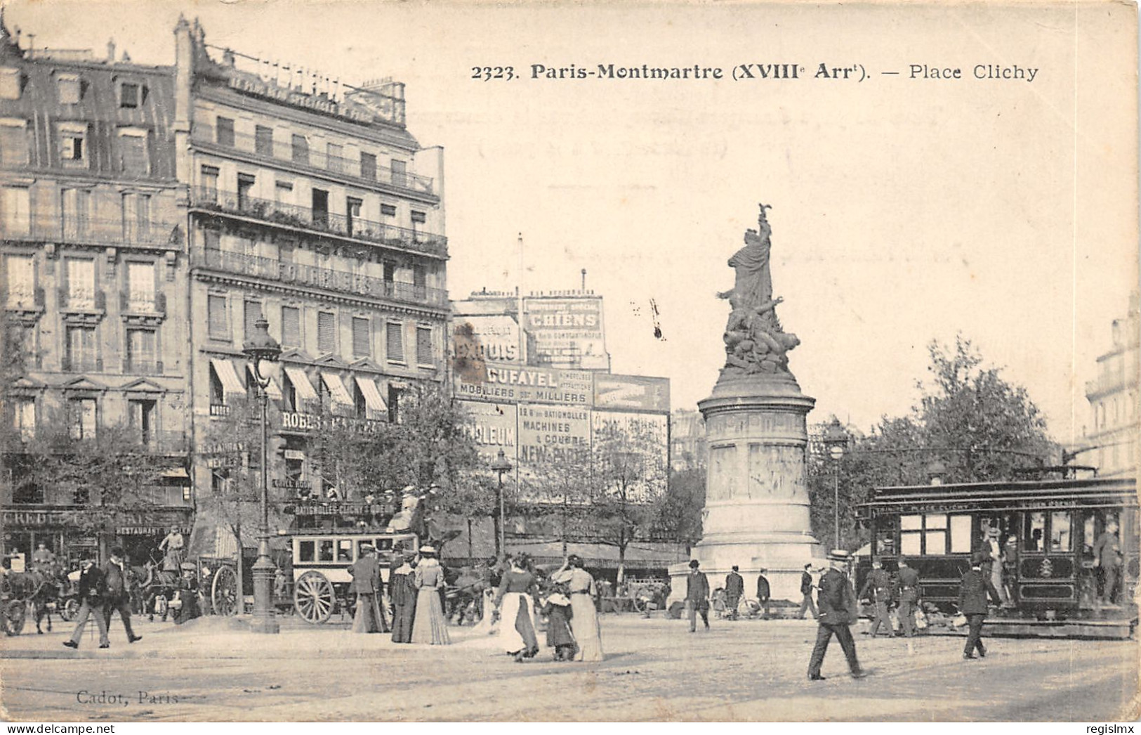75-PARIS-XVIII-PLACE CLICHY-N°T2408-G/0271 - Vegetables