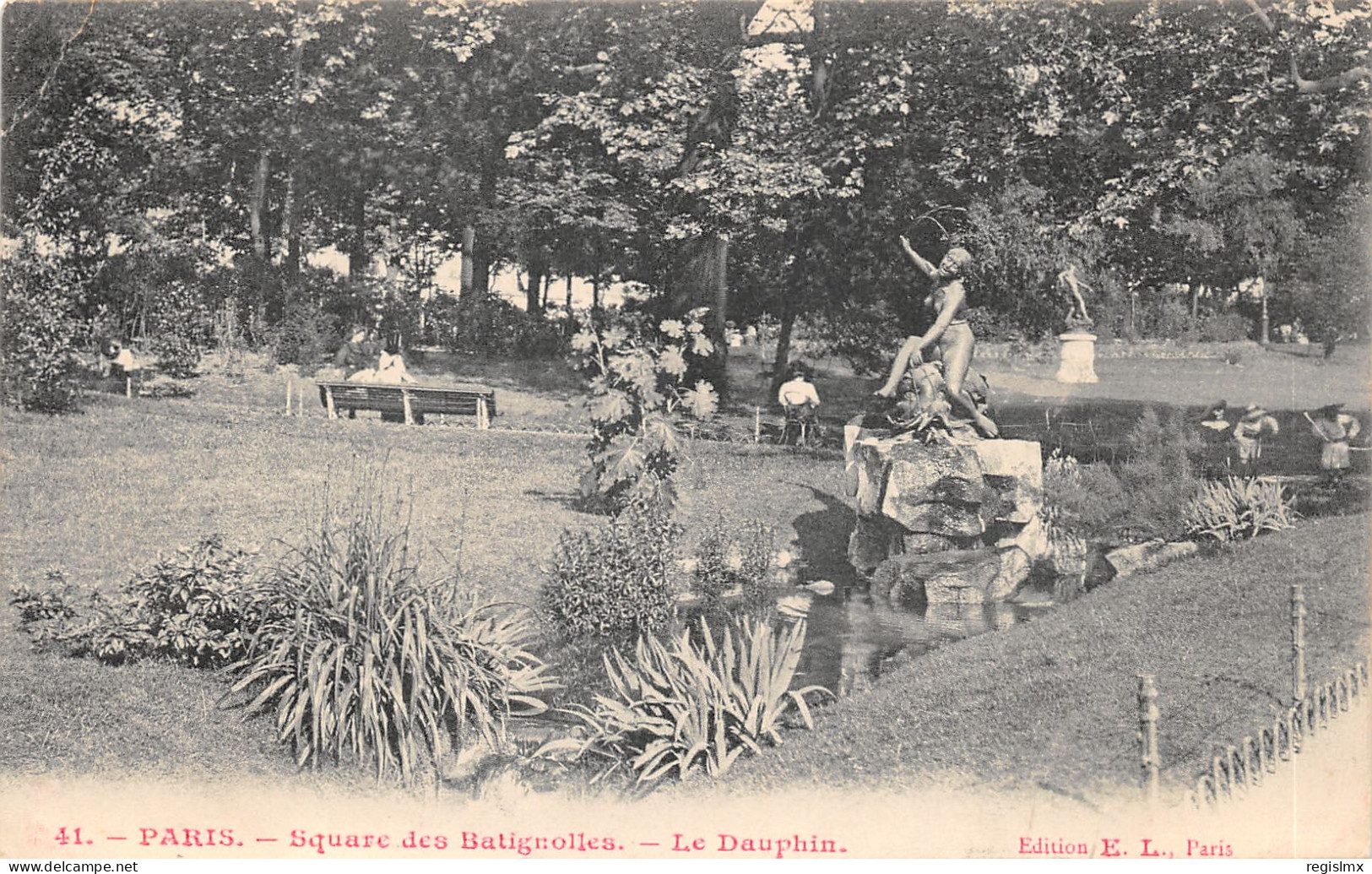 75-PARIS-XVII-SQUARE DES BATIGNOLLES-N°T2408-G/0229 - District 17