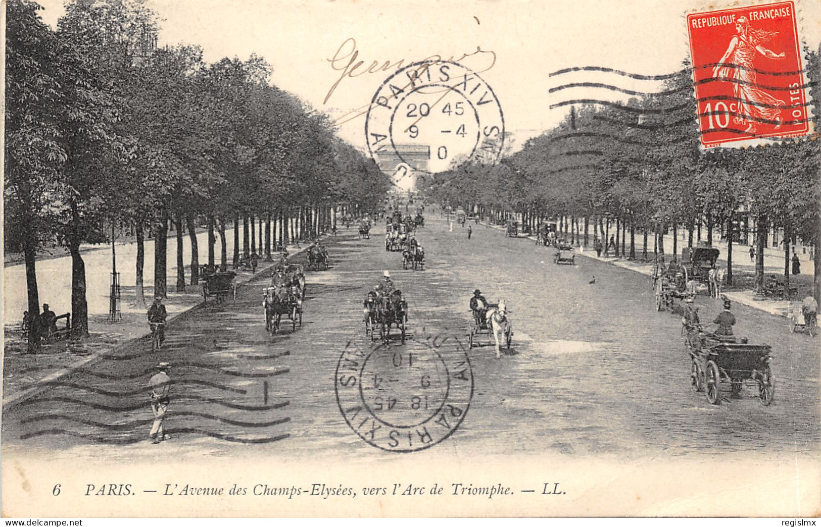 75-PARIS-XVI-AVENUE DES CHAMPS ELYSEES-CALECHES-N°T2408-G/0033 - Arrondissement: 16