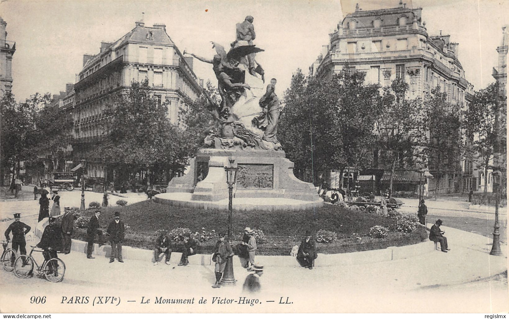 75-PARIS-XVI-MONUMENT VICTOR HUGO-N°T2408-G/0035 - Arrondissement: 16