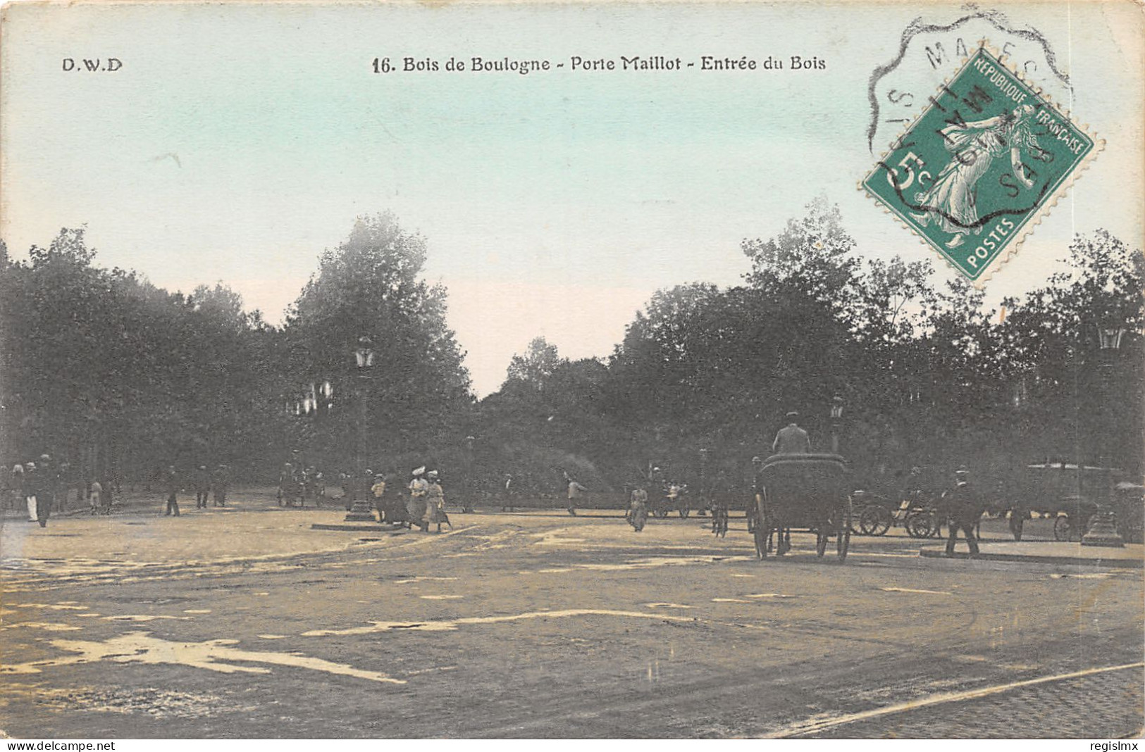 75-PARIS-XVI-BOIS DE BOULOGNE-PORTE MAILLOT-N°T2408-G/0011 - Arrondissement: 16