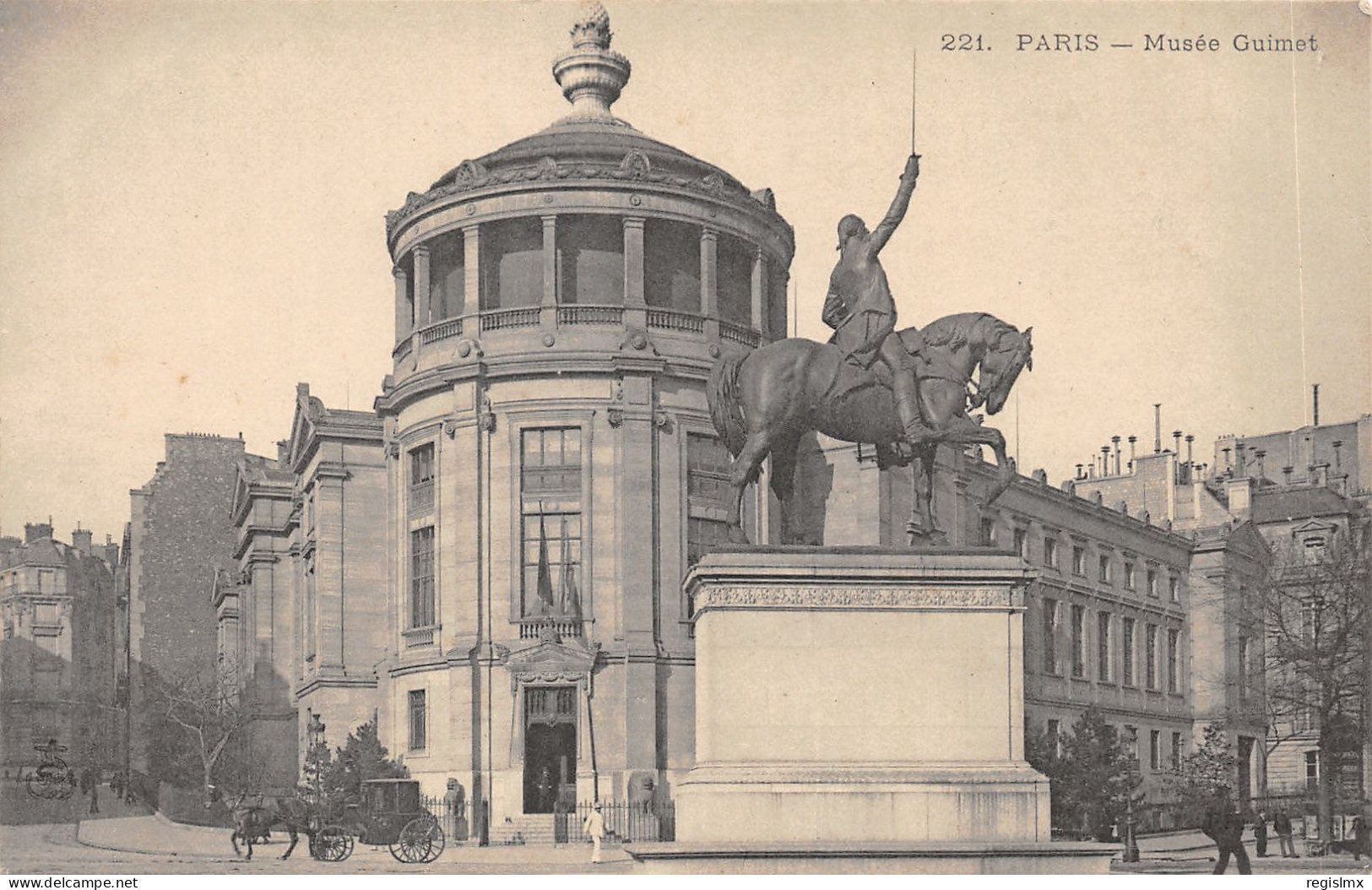 75-PARIS-XVI-MUSEE GUIMET-N°T2408-F/0389 - Arrondissement: 16