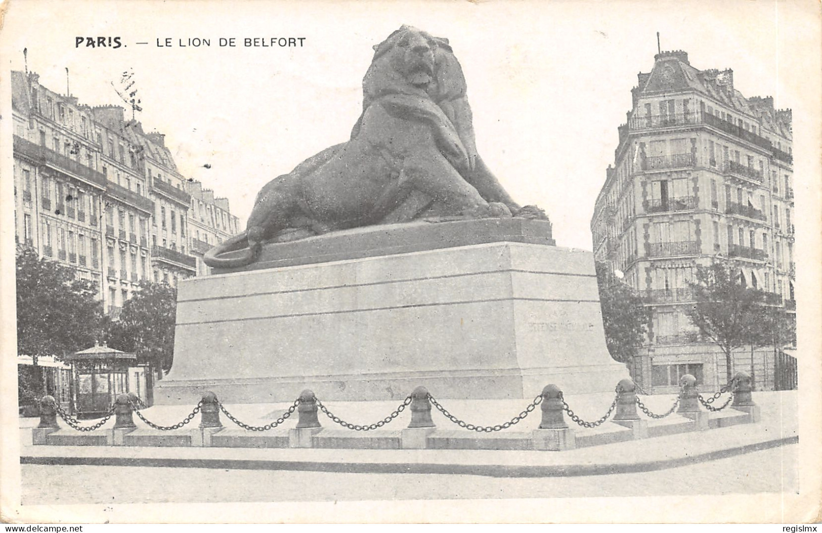 75-PARIS-XIV-LE LION DE BELFORT-N°T2408-F/0323 - Arrondissement: 14