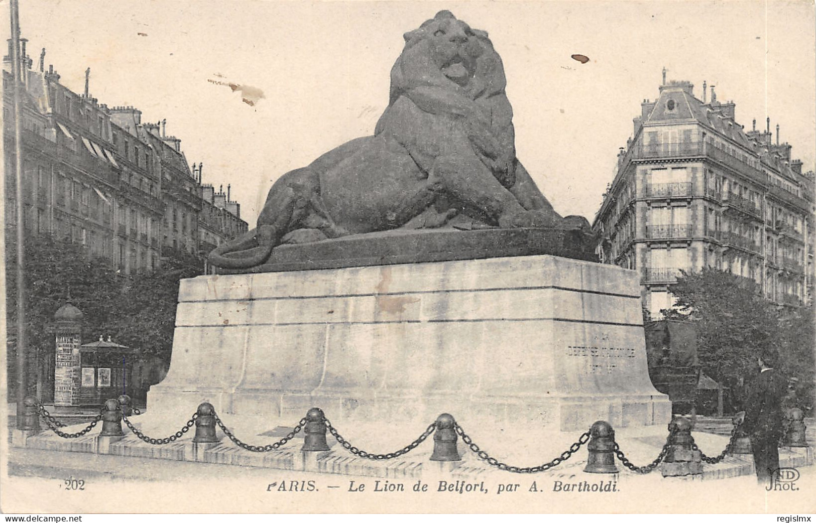 75-PARIS-XIV-LE LION DE BELFORT-N°T2408-F/0285 - Arrondissement: 14