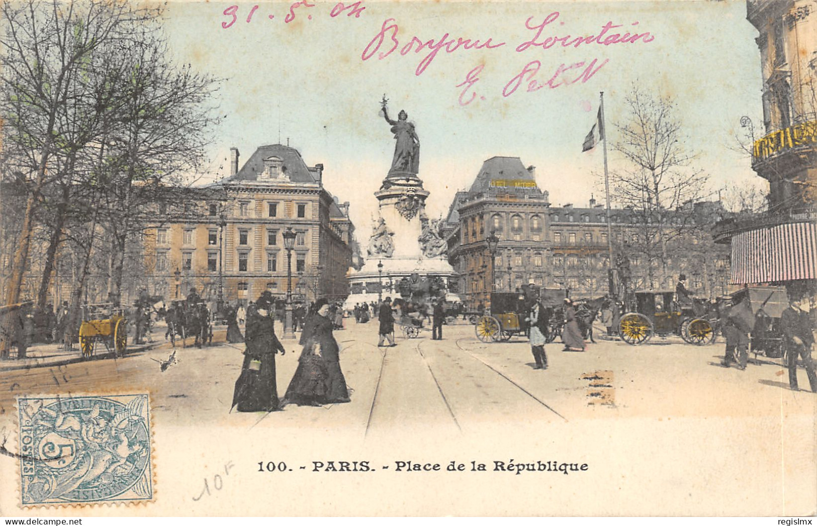 75-PARIS-XI-PLACE DE LA REPUBLIQUE-N°T2408-F/0183 - Paris (11)