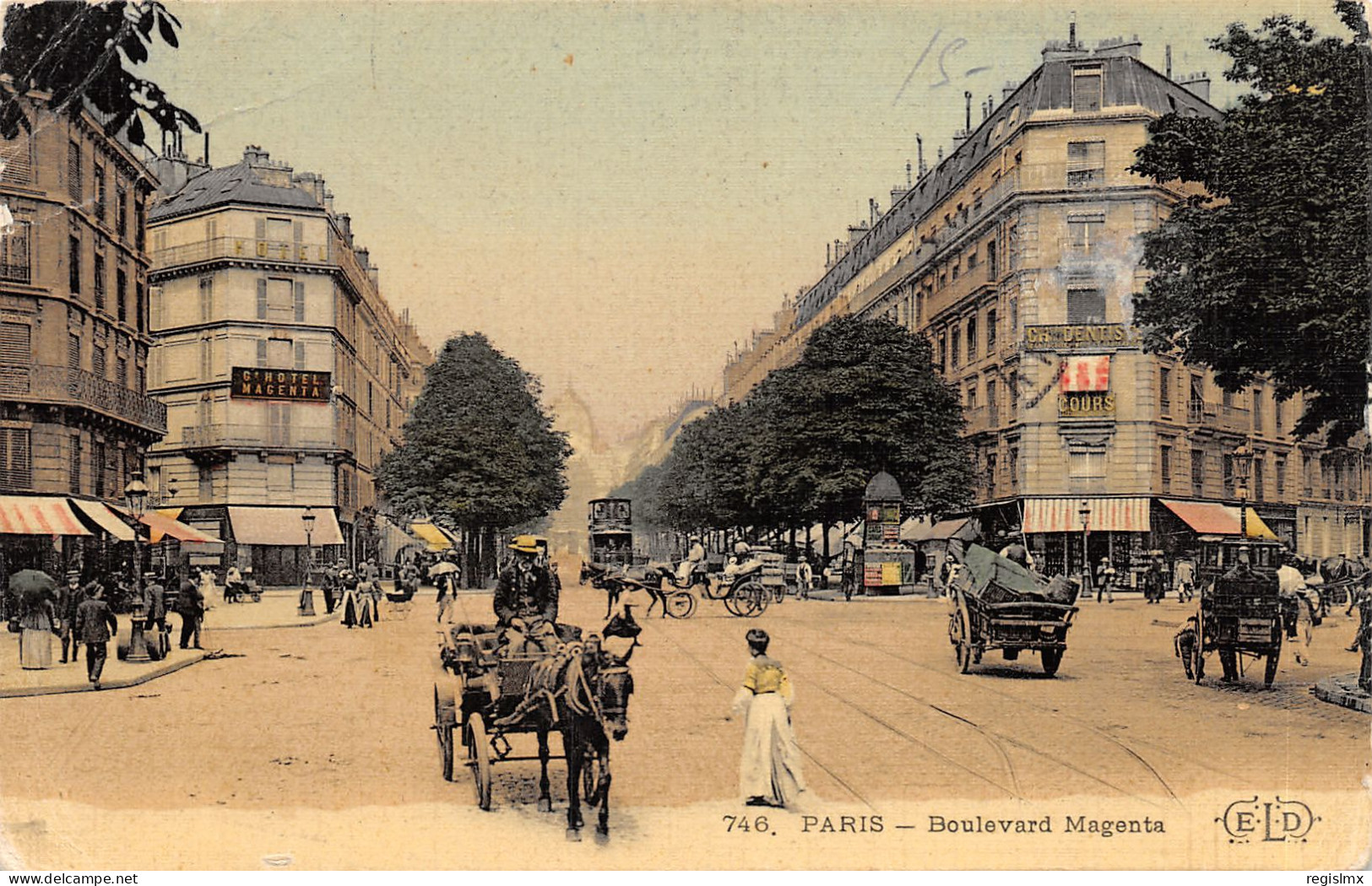 75-PARIS-IX-BOULEVARD MAGENTA-N°T2408-F/0071 - Distretto: 09