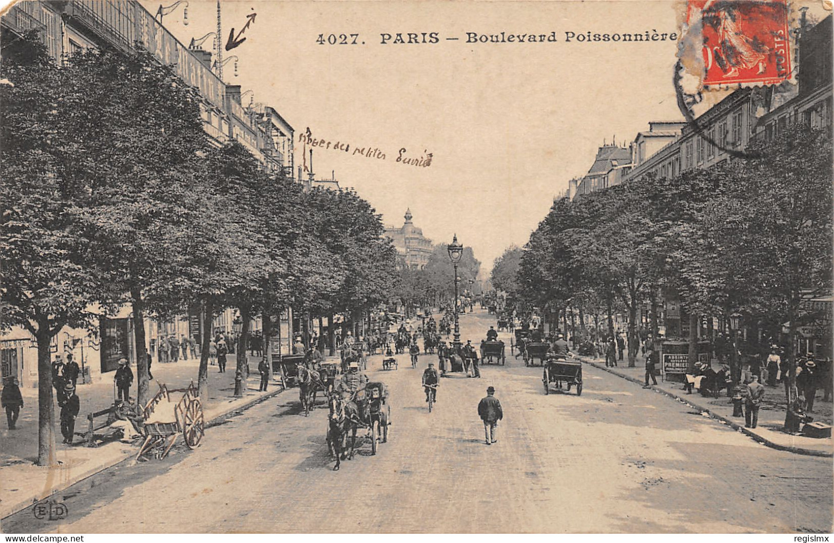 75-PARIS-IX-BOULEVARD POISSONNIERE-N°T2408-F/0037 - District 09