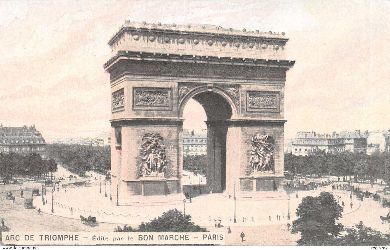 75-PARIS-VIII-ARC DE TRIOMPHE-N°T2408-F/0017 - Arc De Triomphe