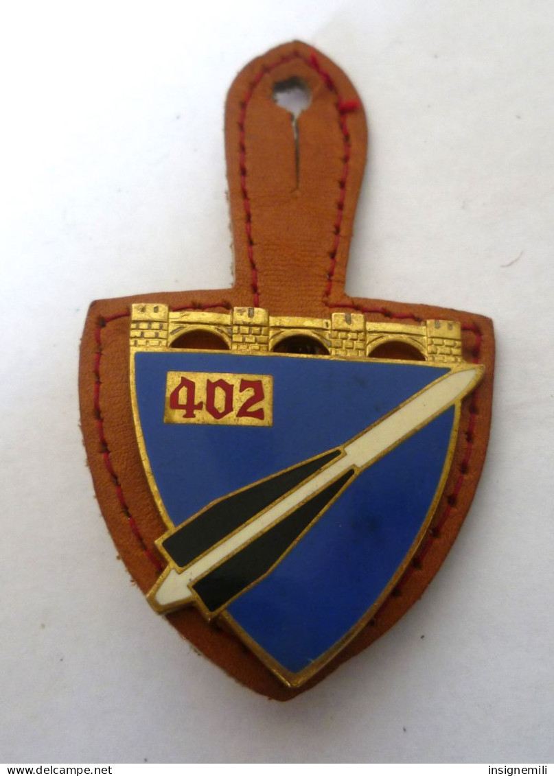 INSIGNE 402° RAA REGIMENT D' ARTILLERIE ANTIAERIENNE - Attache Type Pin's - DRAGO PARIS G 2001 - Armée De Terre
