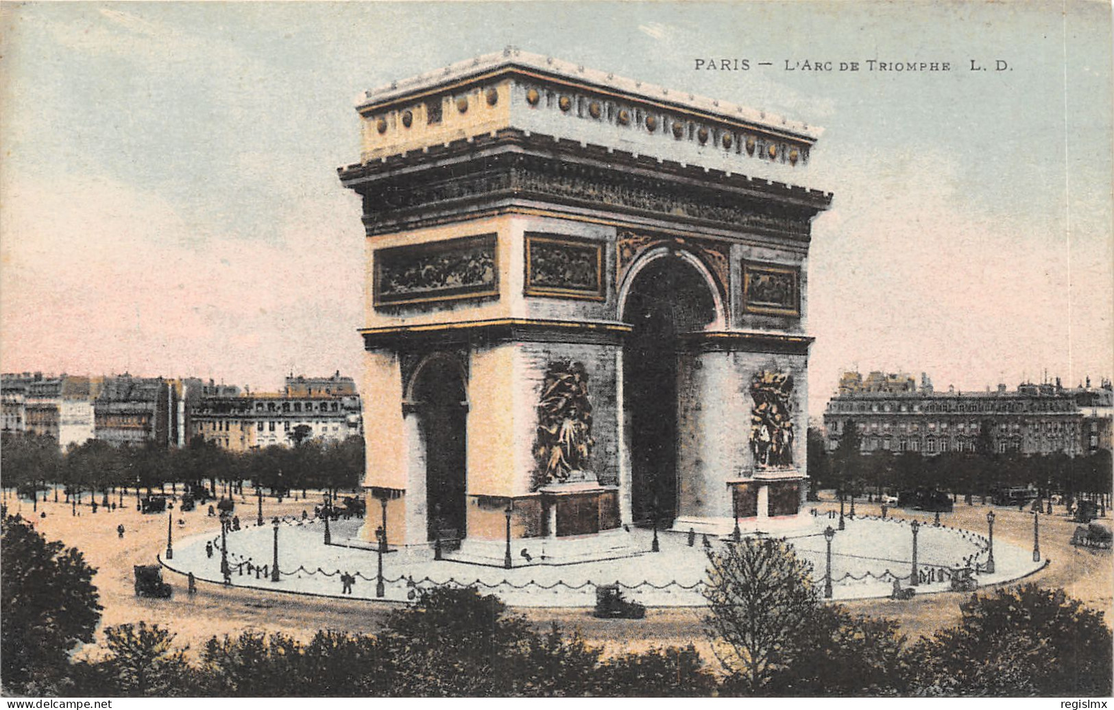 75-PARIS-VIII-ARC DE TRIOMPHE-N°T2408-E/0357 - Arc De Triomphe
