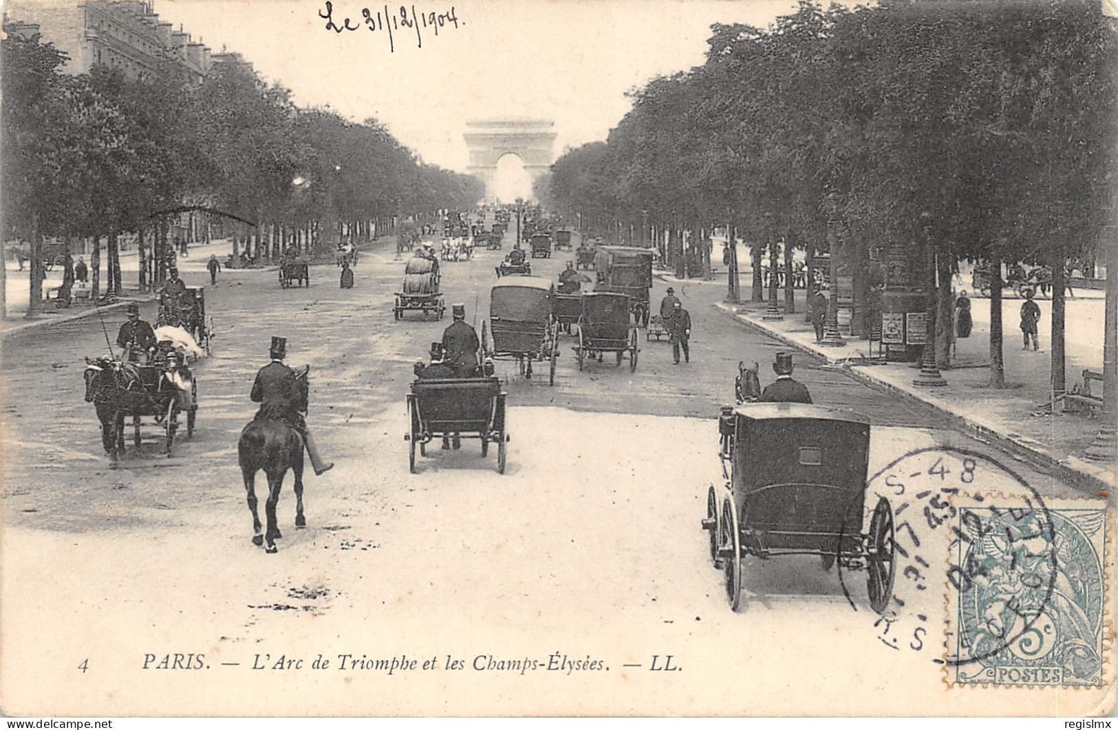 75-PARIS-VIII-AVENUE DES CHAMPS ELYSEES-N°T2408-E/0339 - Champs-Elysées