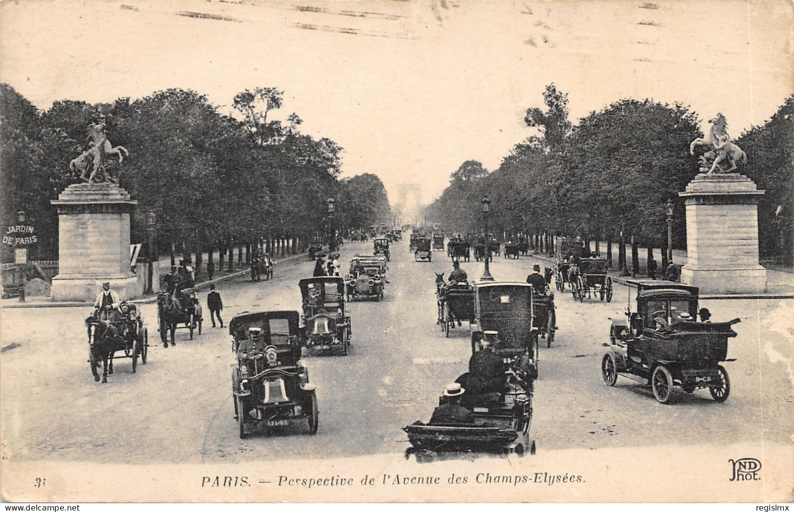 75-PARIS-VIII-AVENUE DES CHAMPS ELYSEES-N°T2408-E/0337 - Champs-Elysées