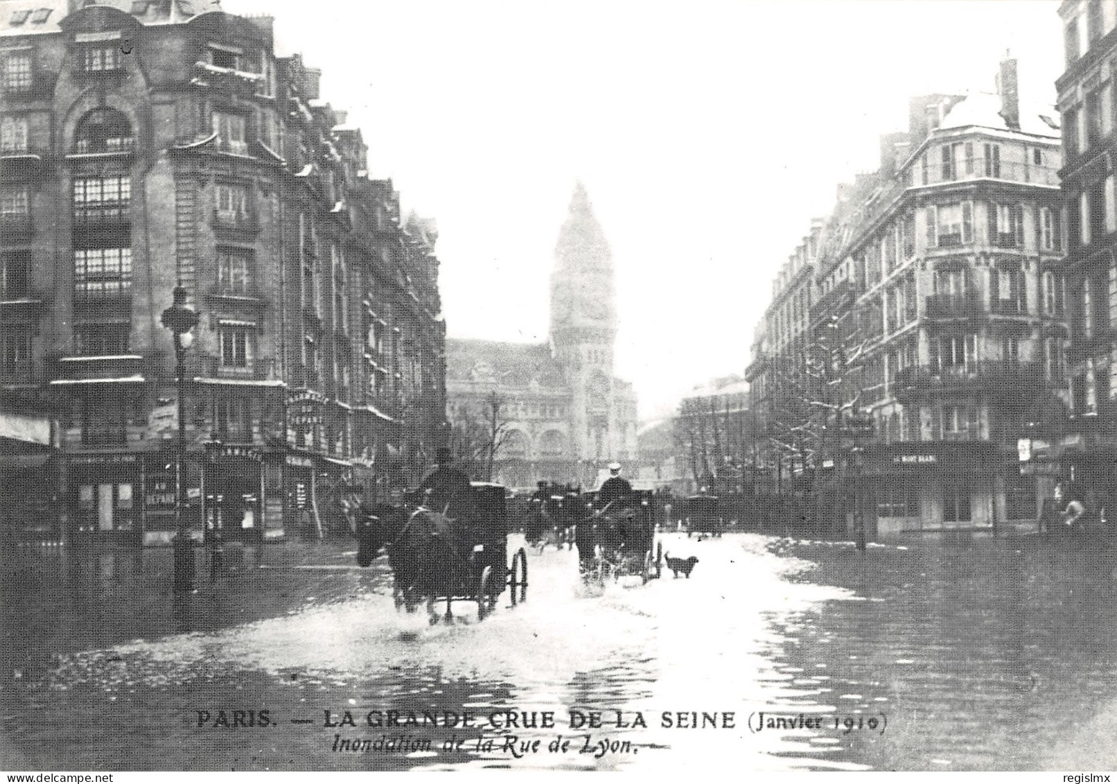 75-PARIS-LA GRANDE CRUE DE LA SEINE-N°T2409-C/0079 - Paris Flood, 1910