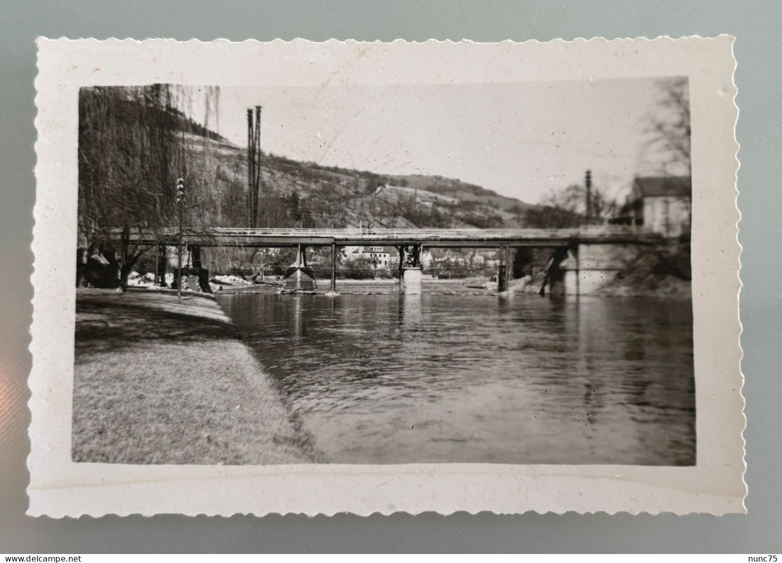 NEW - DIEKIRCH PONT PROVISOIRE US ARMY Ww2 Soldat Armée Pont Détruit Sept 1944 Sauerbrücke 2. WK  1940-1945 - Diekirch