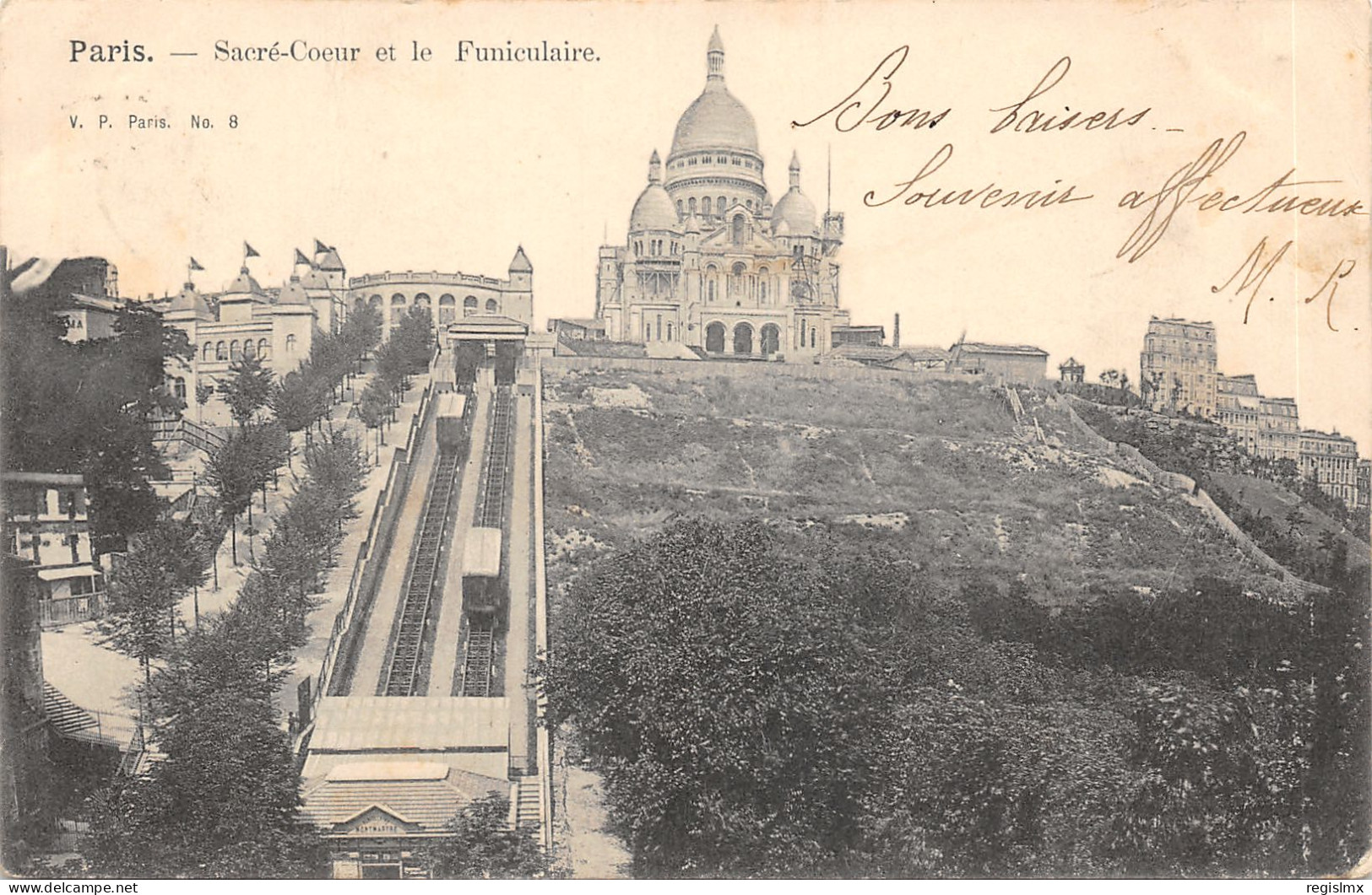 75-PARIS-LE SACRE CŒUR-FUNICULAIRE-N°T2409-B/0125 - Sacré Coeur