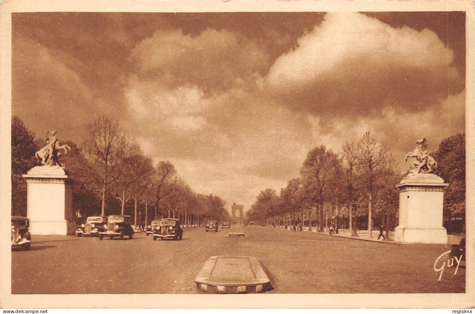 75-PARIS-AVENUE DES CHAMPS ELYSEES-N°T2409-B/0073 - Champs-Elysées