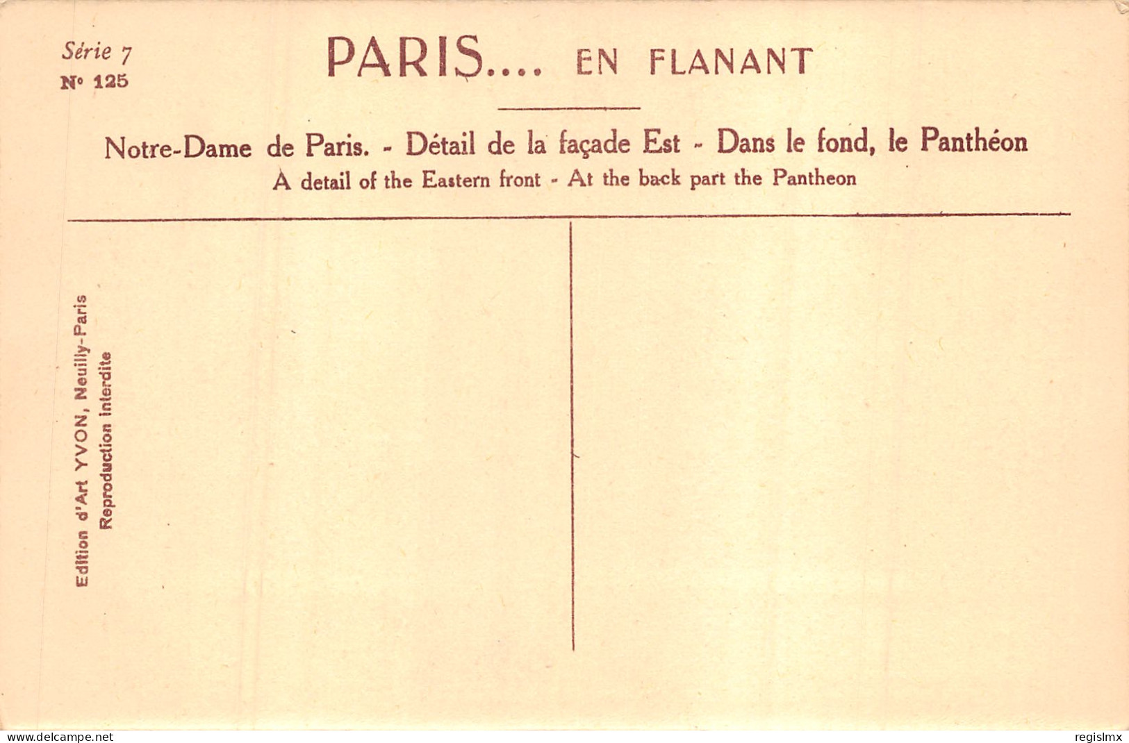 75-PARIS-NOTRE DAME-N°T2409-B/0013 - Notre Dame Von Paris